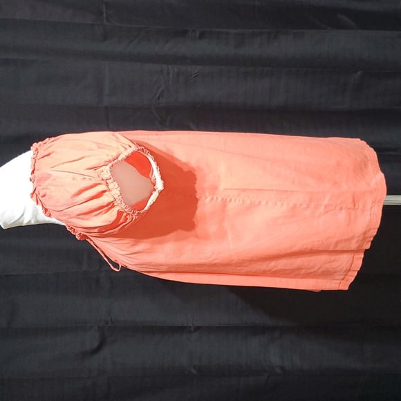 Gap orange peasant blouse - Picture 2 of 3